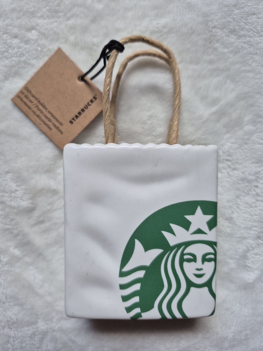 Starbucks White & Green Mini Tote Bag